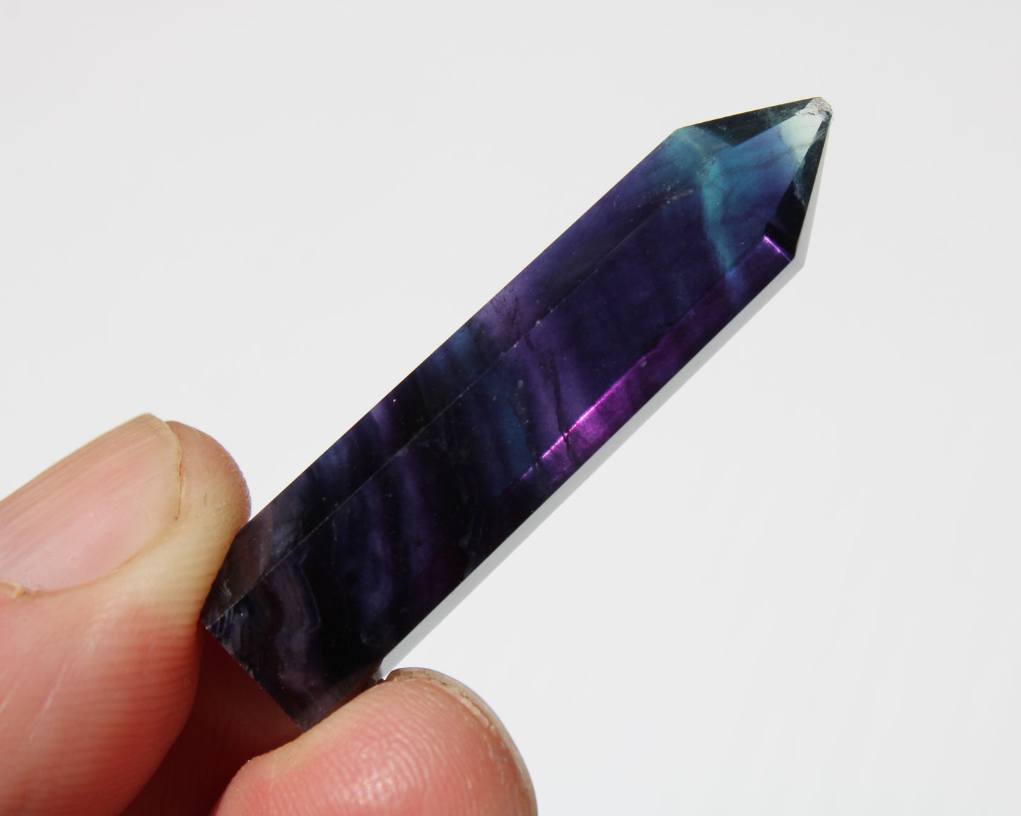 Rainbow Fluorite wand 9.9g Rocks and Things