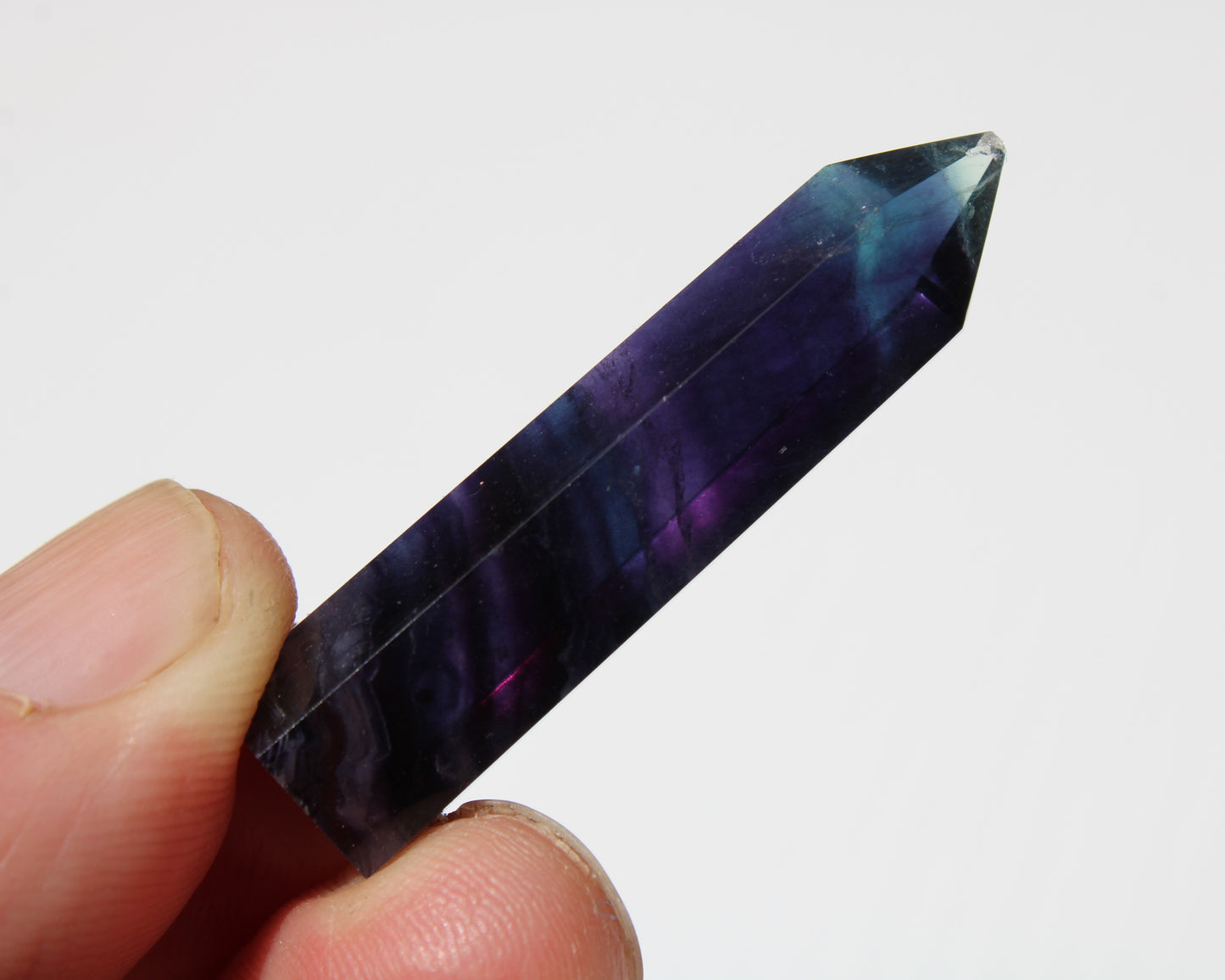 Rainbow Fluorite wand 9.9g Rocks and Things