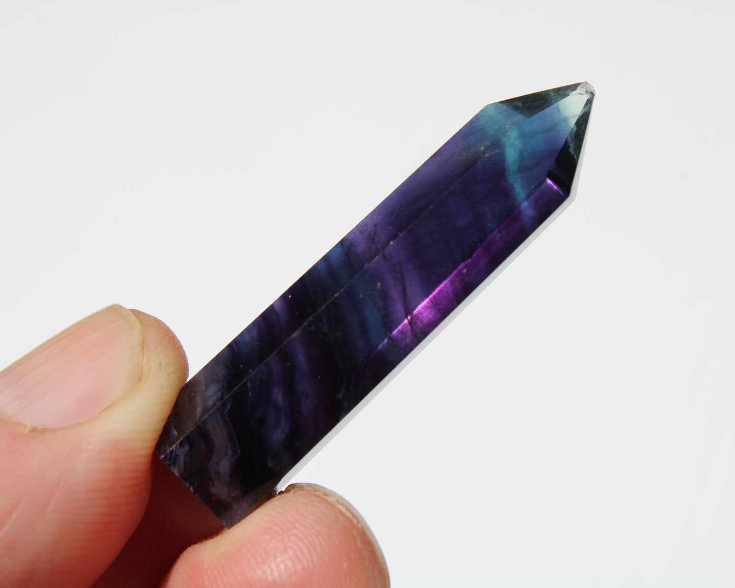 Rainbow Fluorite wand 9.9g Rocks and Things