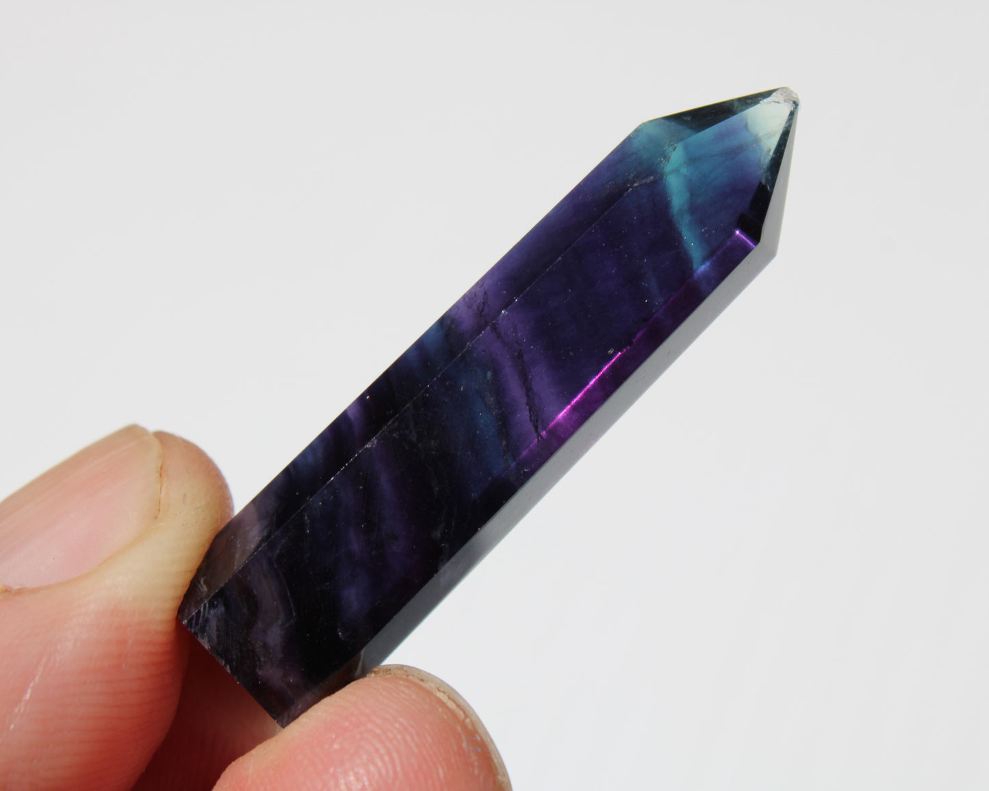 Rainbow Fluorite wand 9.9g Rocks and Things