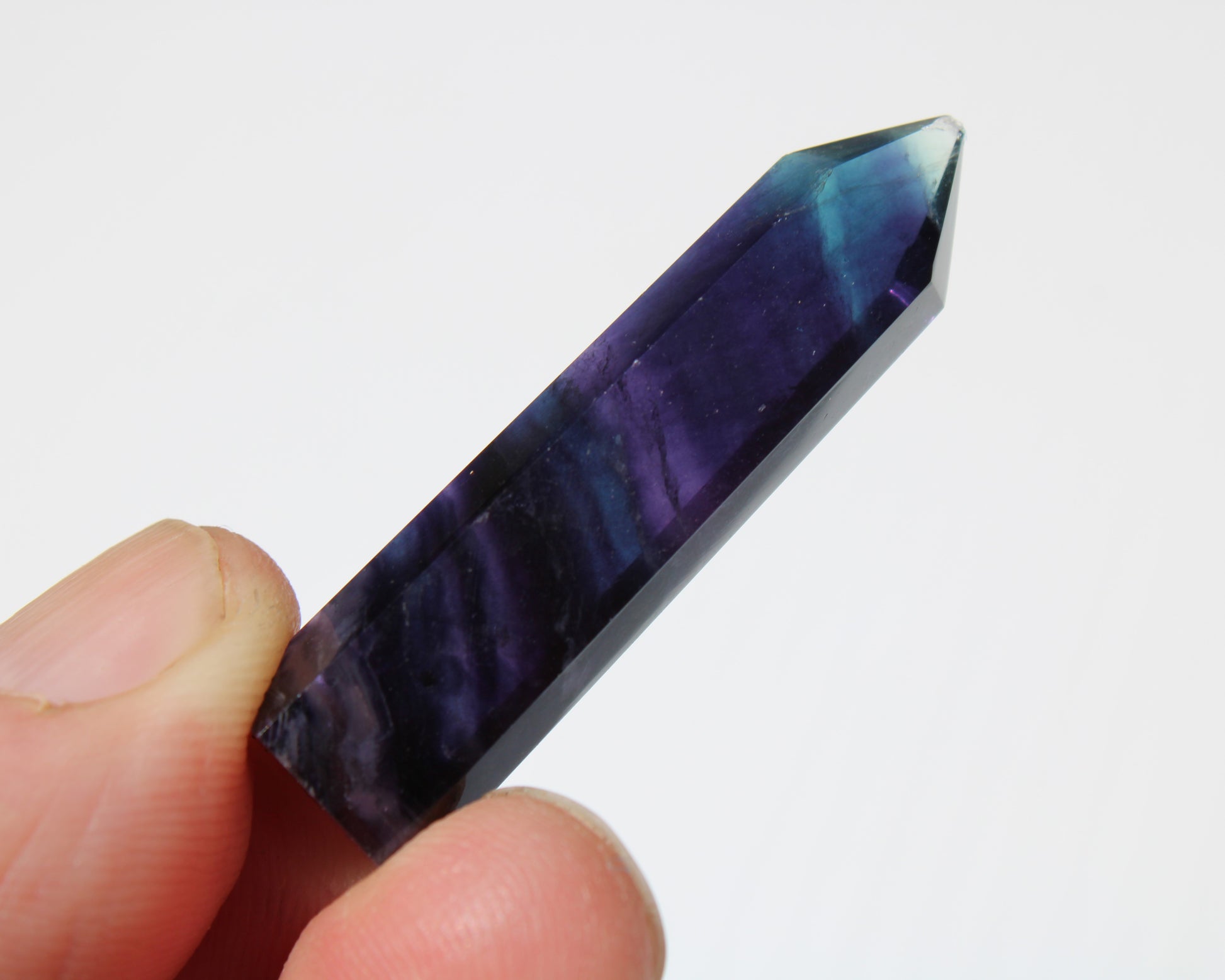 Rainbow Fluorite wand 9.9g Rocks and Things