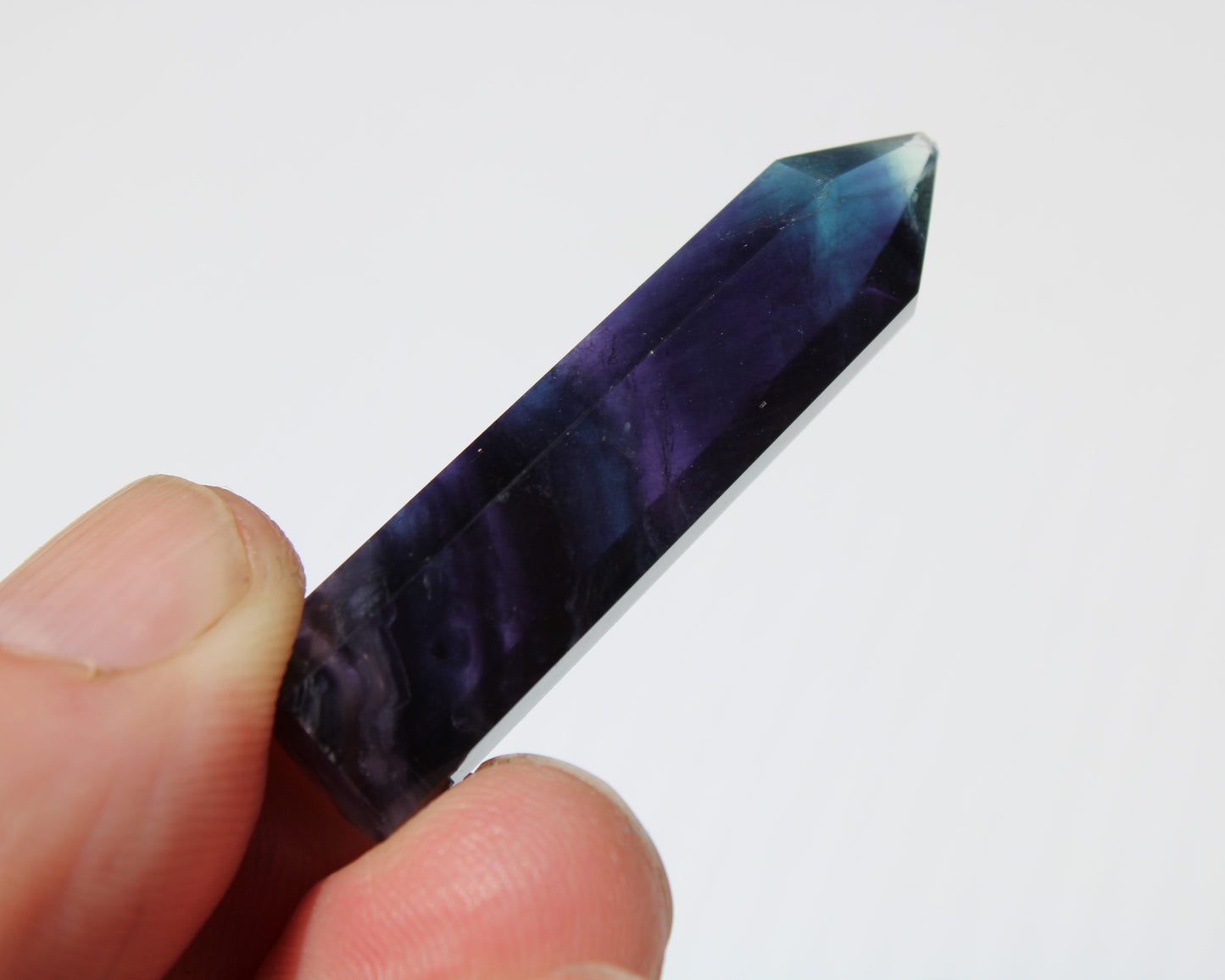 Rainbow Fluorite wand 9.9g Rocks and Things