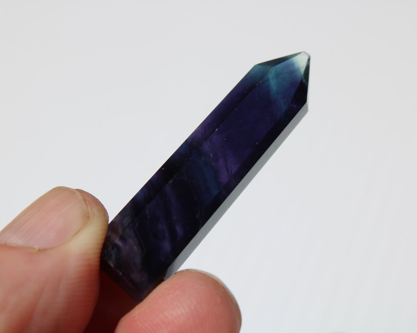 Rainbow Fluorite wand 9.9g Rocks and Things