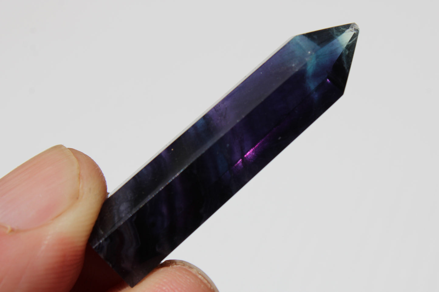 Rainbow Fluorite wand 9.9g Rocks and Things