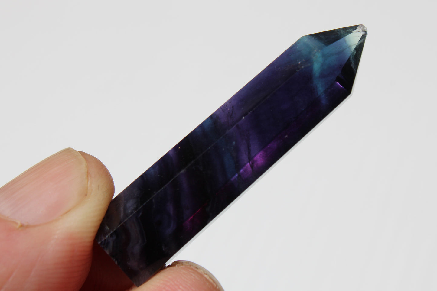 Rainbow Fluorite wand 9.9g Rocks and Things