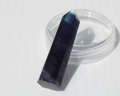 Rainbow Fluorite wand 9.9g Rocks and Things