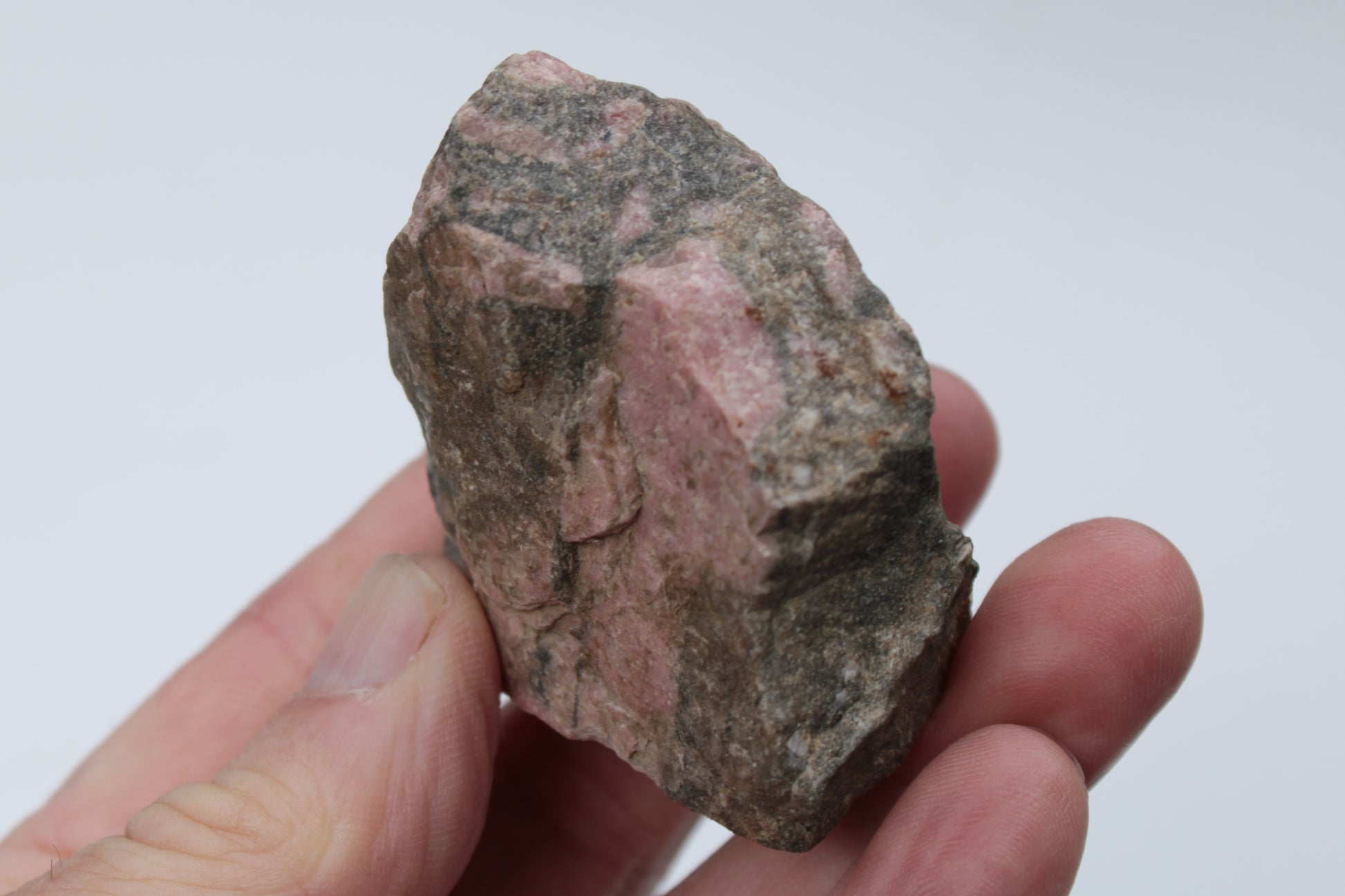 Rhodonite natural stone 93.5g Rocks and Things