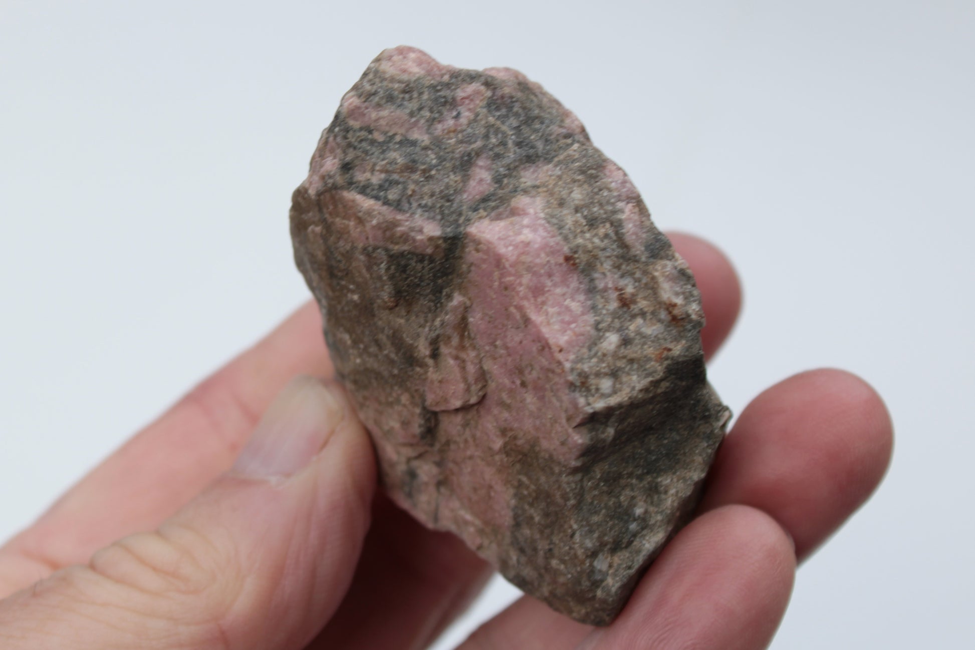 Rhodonite natural stone 93.5g Rocks and Things