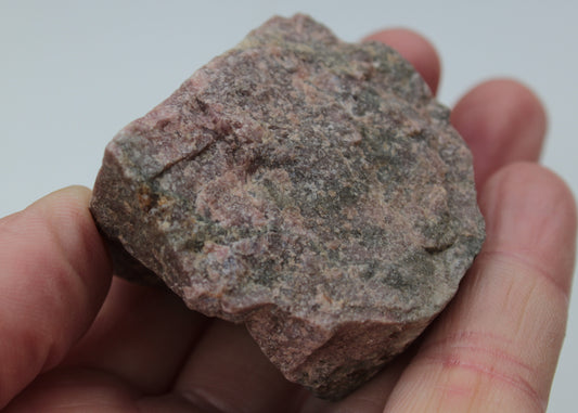 Rhodonite natural stone 113g Rocks and Things