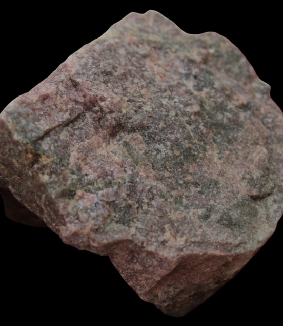 Rhodonite natural stone 113g in sunlight - Rocks and Things Store