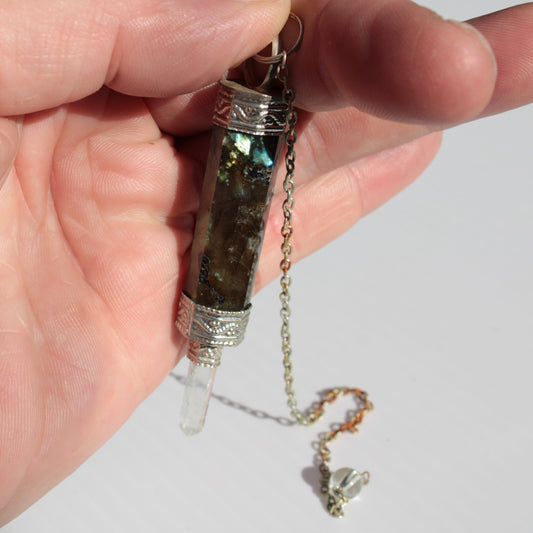 Labradorite dowsing pendulum 18g Rocks and Things