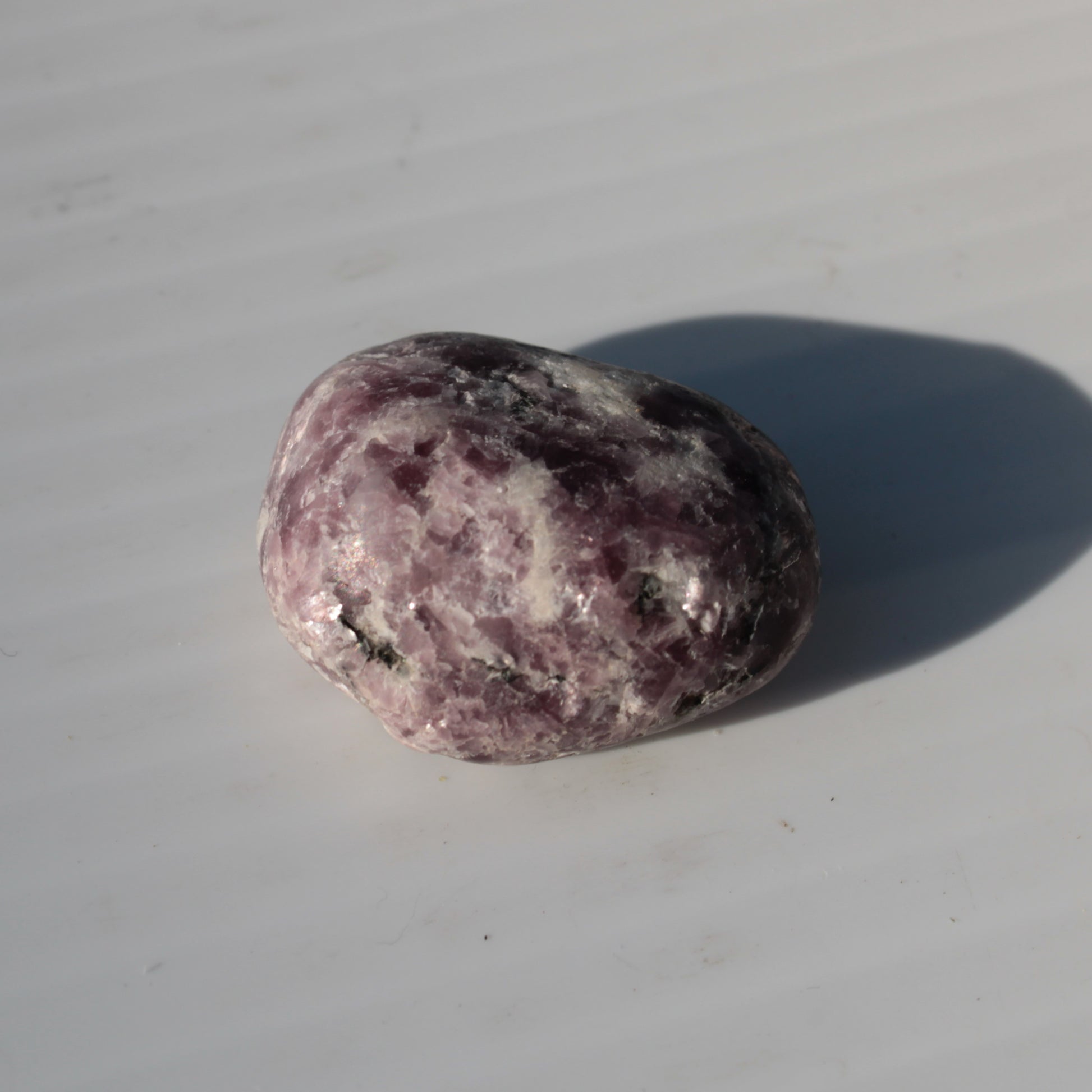 Lepidolite tumble polished stone 6-12g Rocks and Things