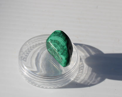 Malachite tumble polished stone 6-9g Rocks and Things