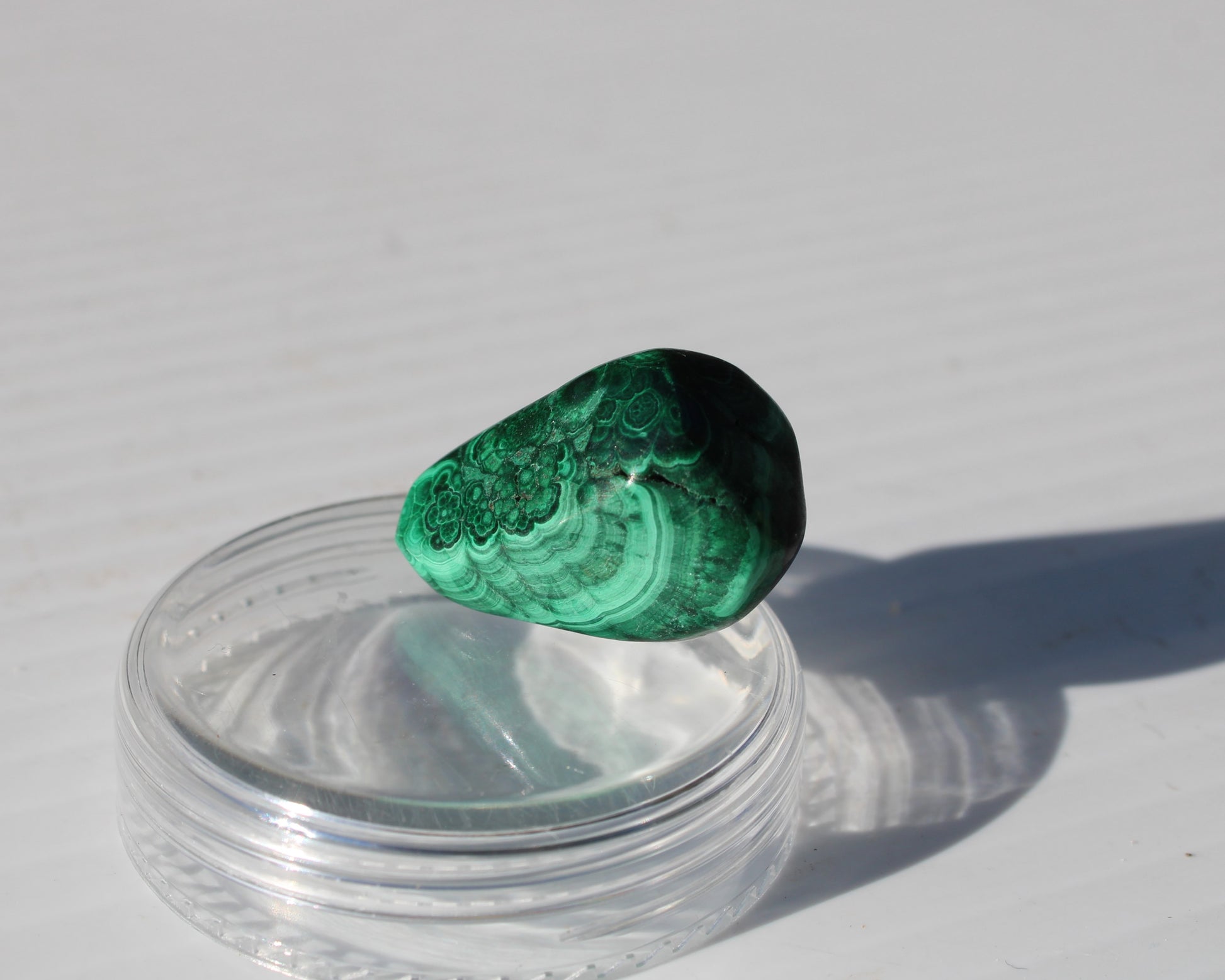 Malachite tumble polished stone 6-9g Rocks and Things