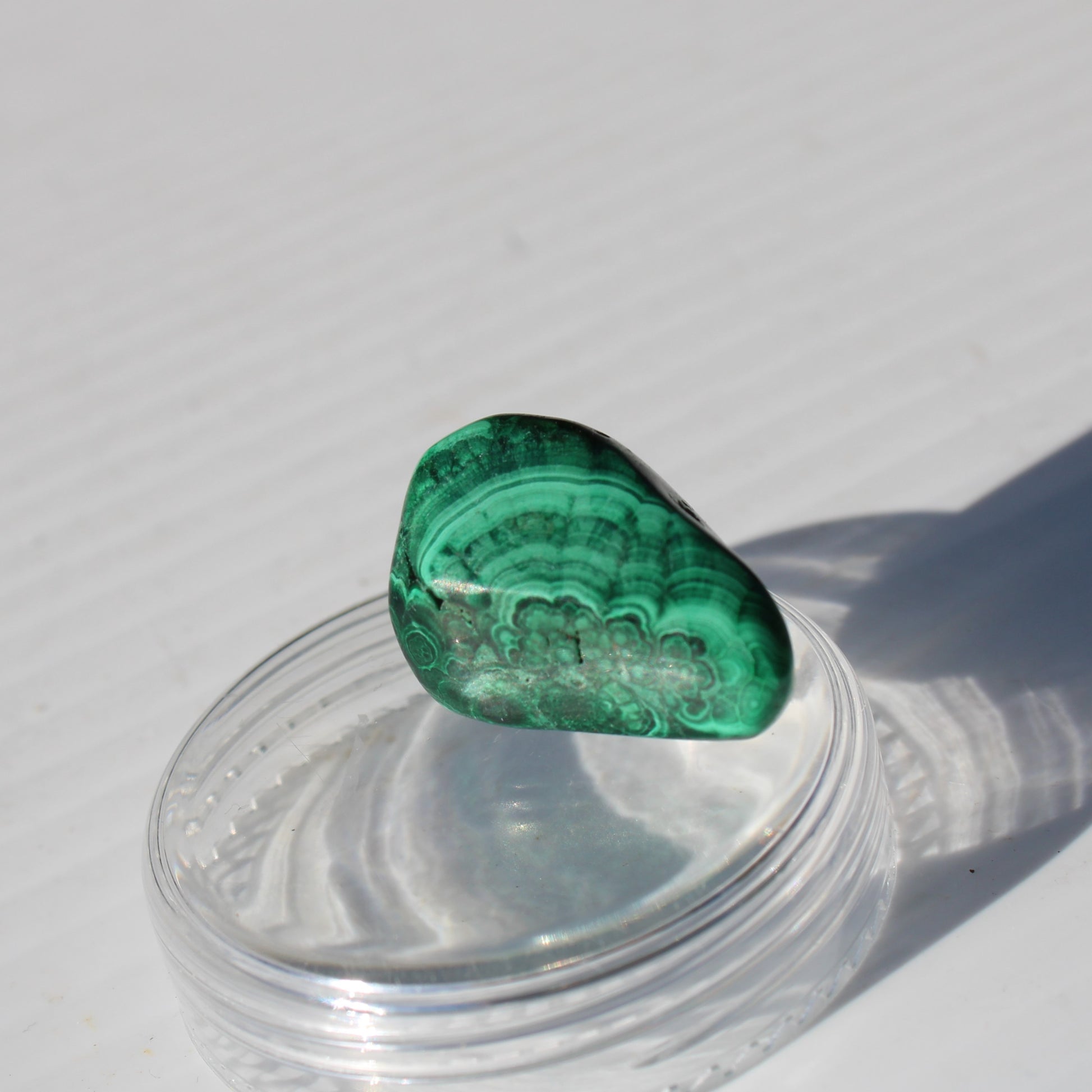 Malachite tumble polished stone 6-9g Rocks and Things