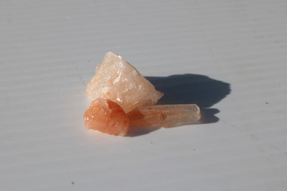 Orange Calcite 3 crystals 8/10g Rocks and Things