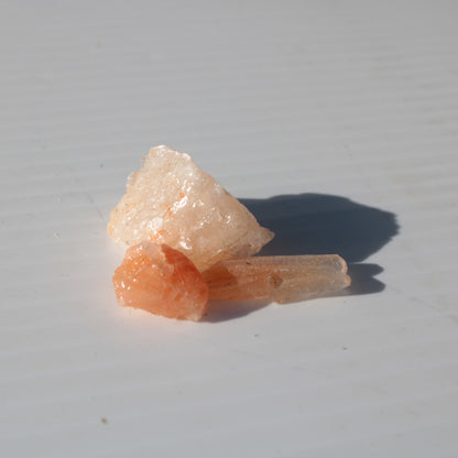 Orange Calcite 3 crystals 8/10g Rocks and Things