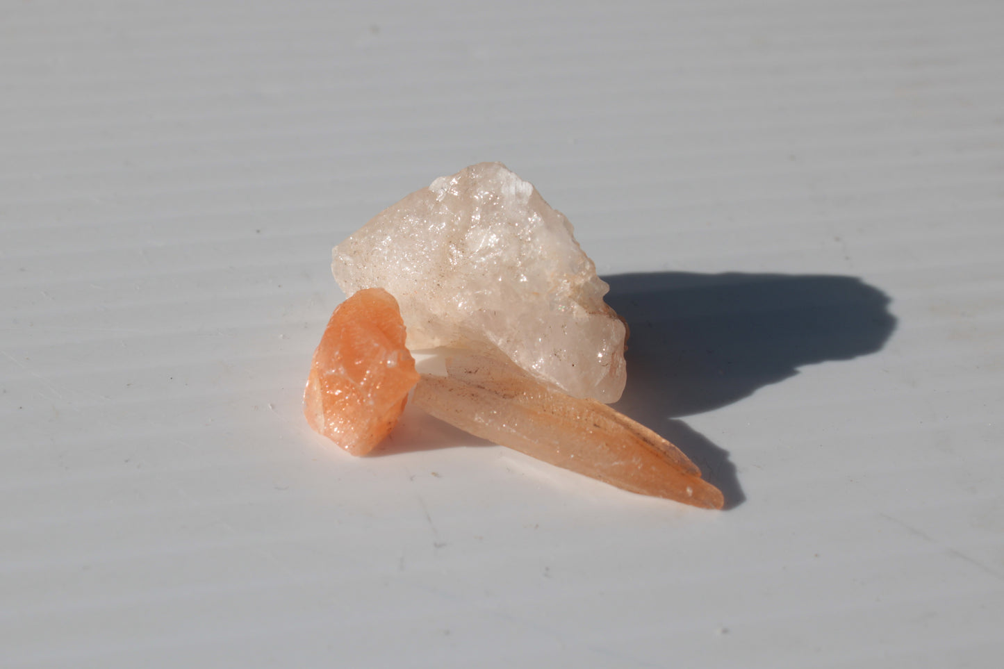 Orange Calcite 3 crystals 8/10g Rocks and Things