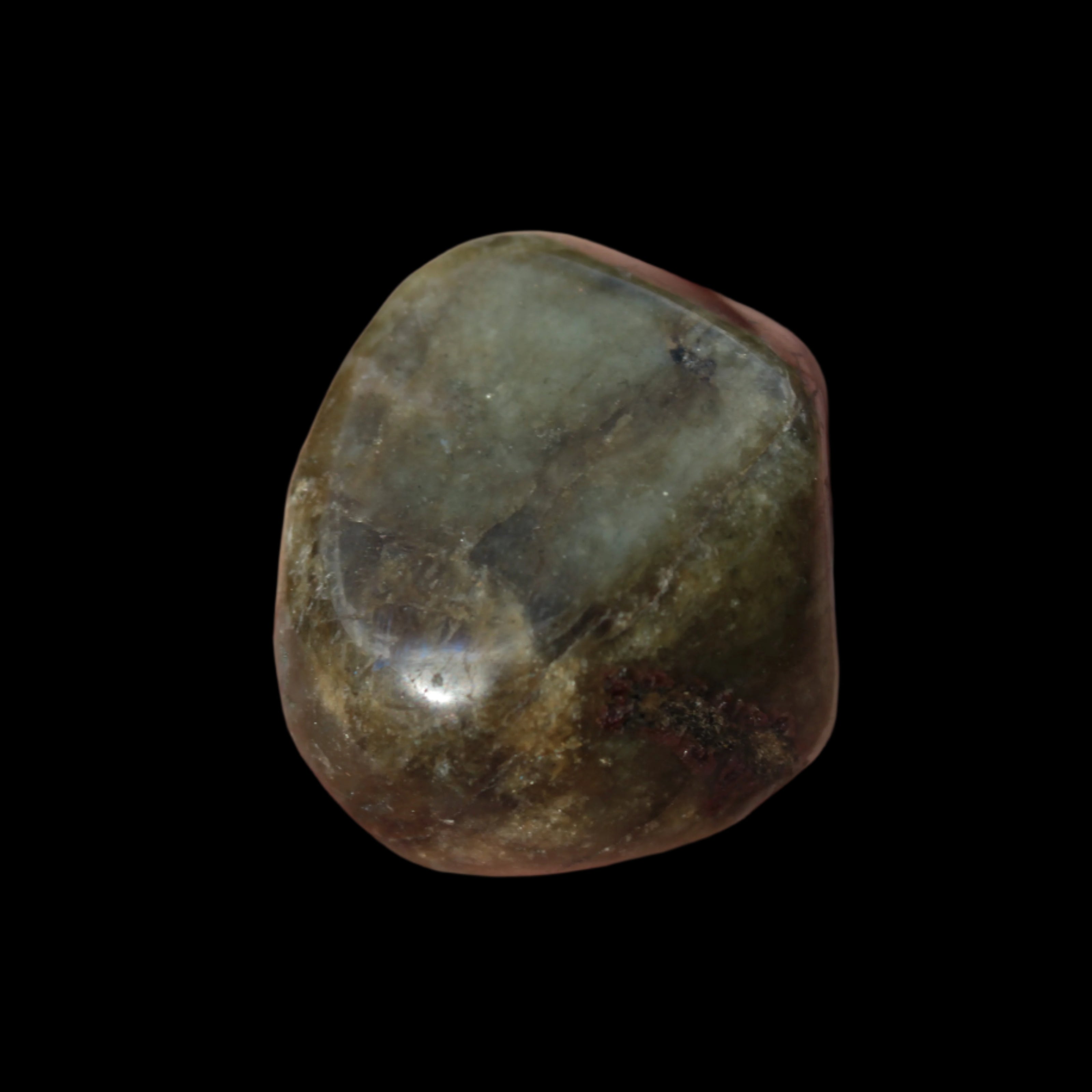 Labradorite tumbled stone 45g in sunlight - Rocks and Things Store