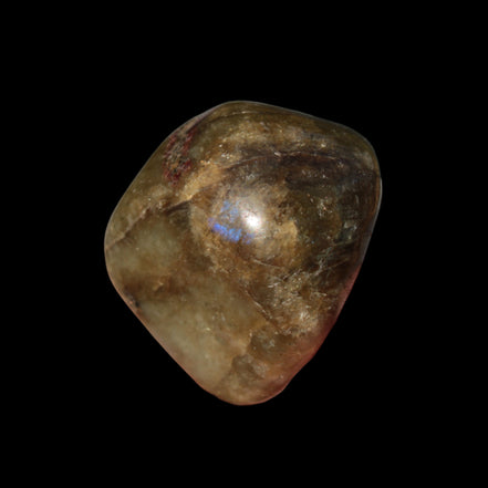 Labradorite tumbled stone 45g in sunlight - Rocks and Things Store