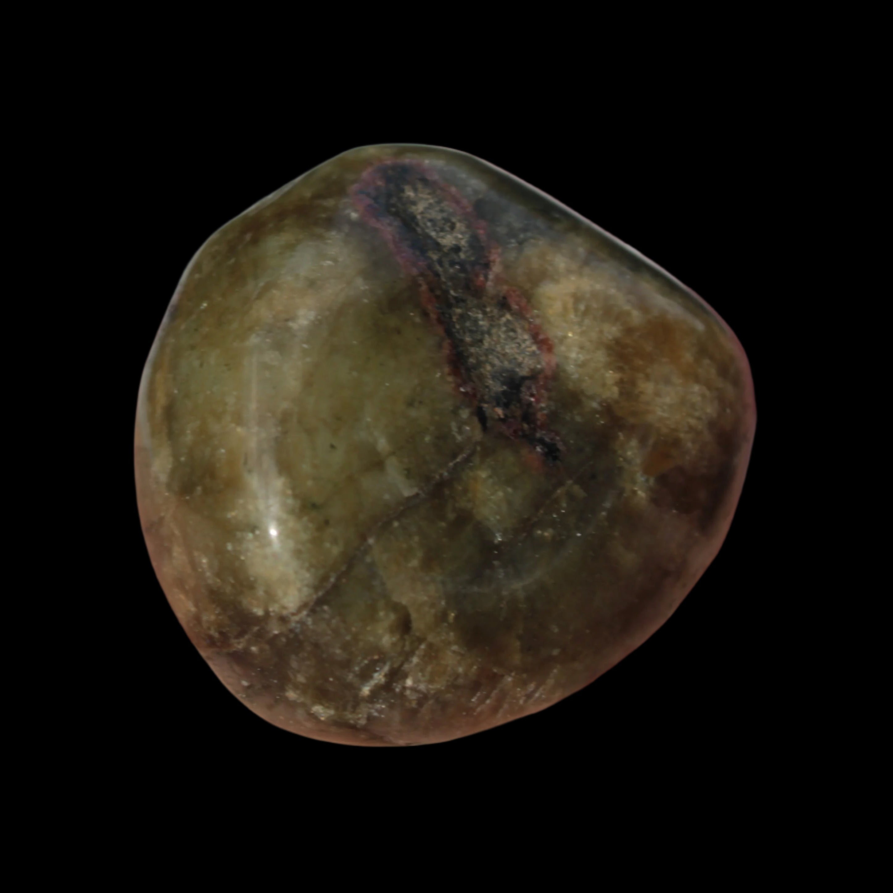 Labradorite tumbled stone 45g in sunlight - Rocks and Things Store