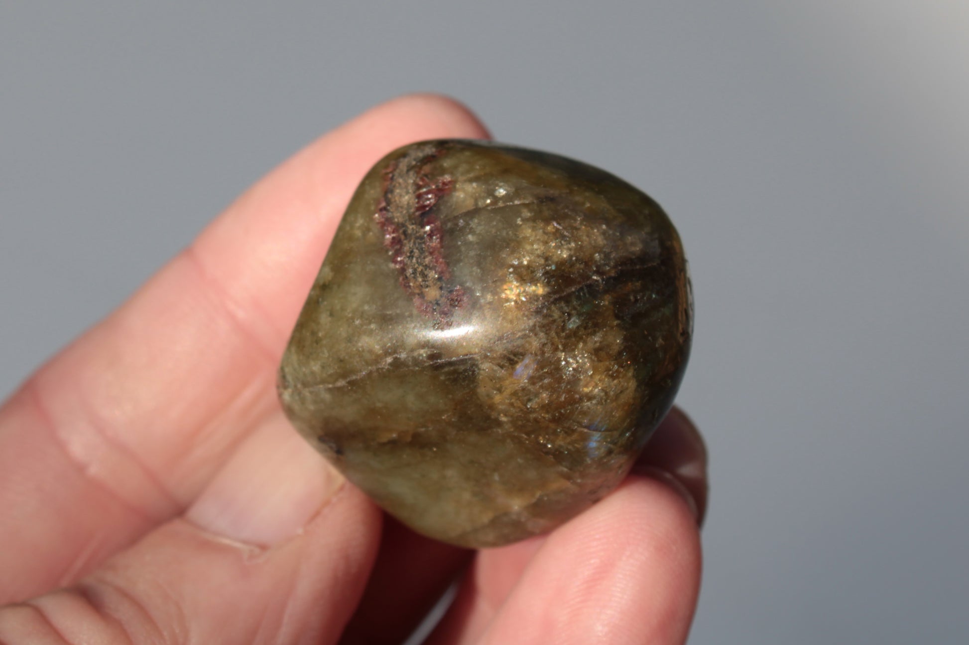 Labradorite tumbled stone 45g Rocks and Things