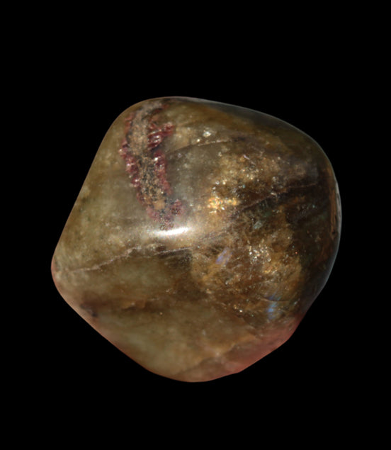 Labradorite tumbled stone 45g in sunlight - Rocks and Things Store