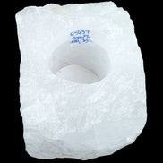 Quartz tea candle holder 100*80*62mm 908g in sunlight - Rocks and Things Store