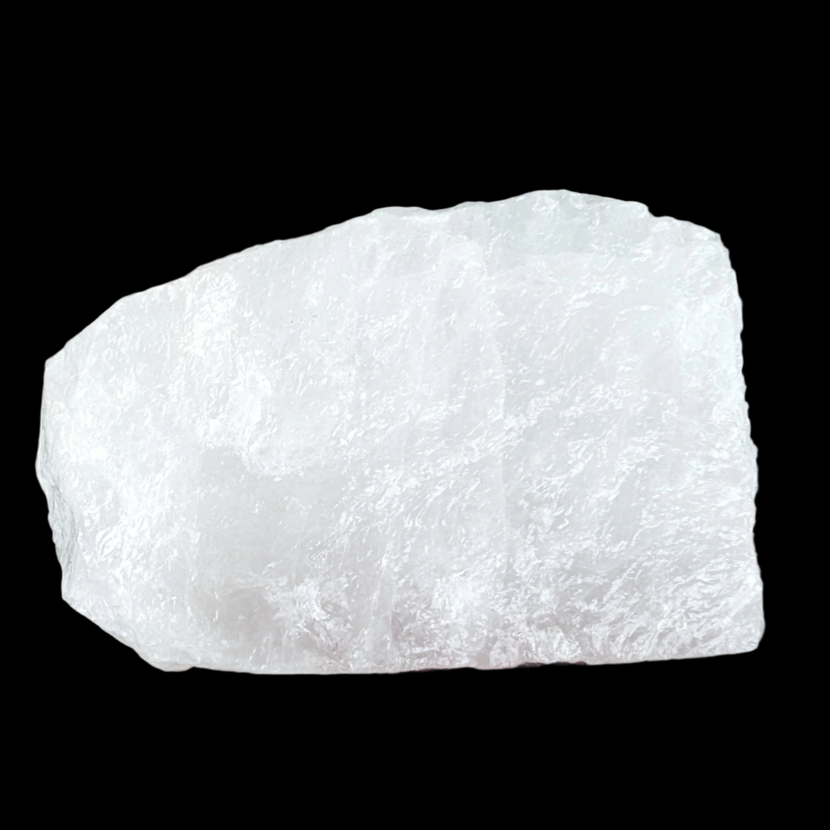 Quartz tea candle holder 100*80*62mm 908g in sunlight - Rocks and Things Store