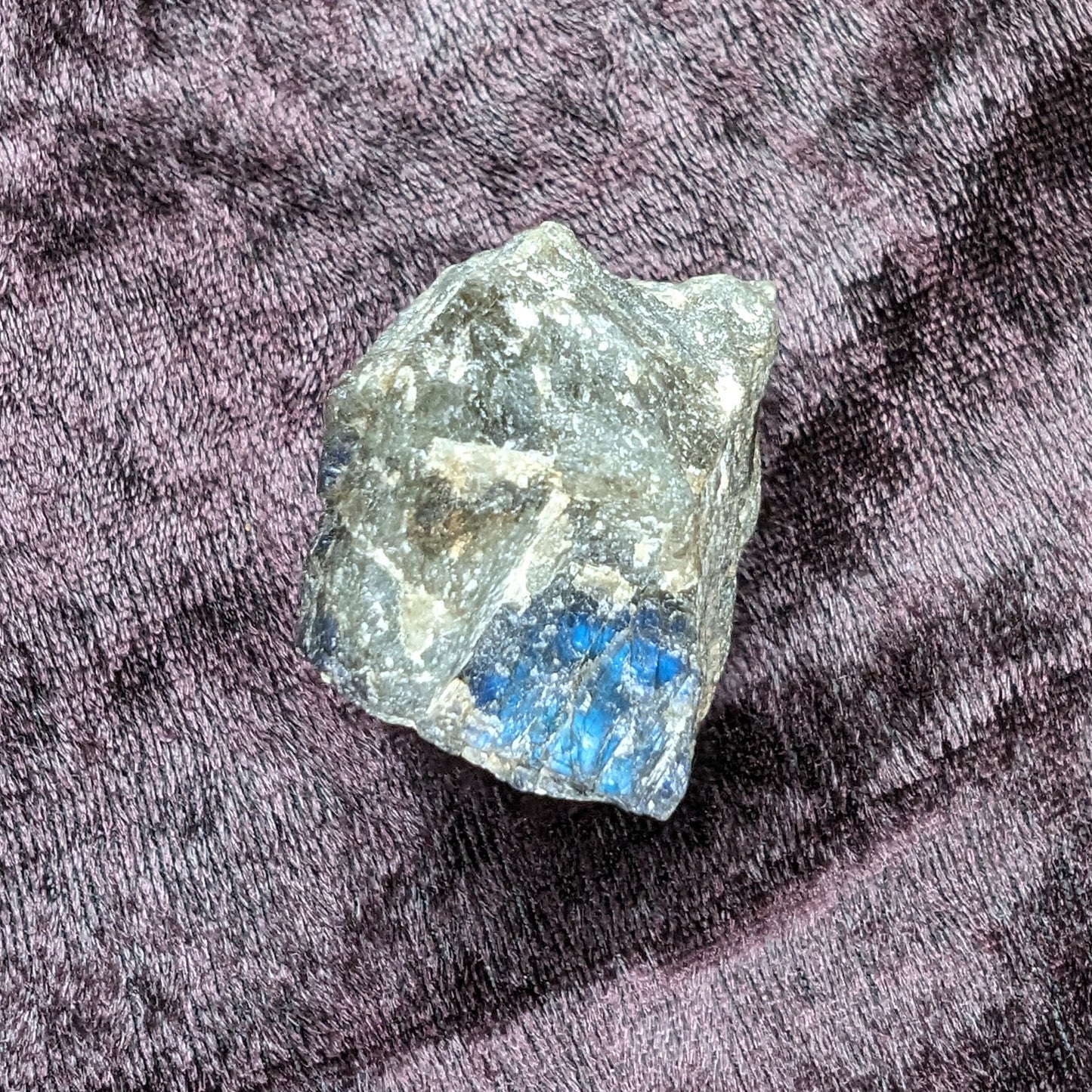 Labradorite raw crystal 66g Rocks and Things