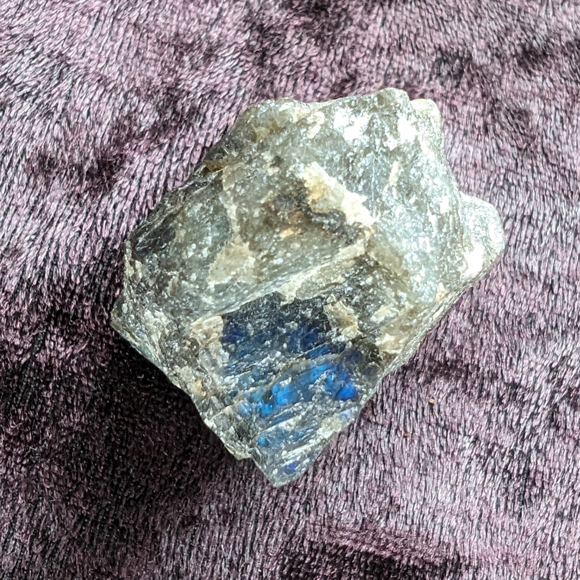 Labradorite raw crystal 66g Rocks and Things