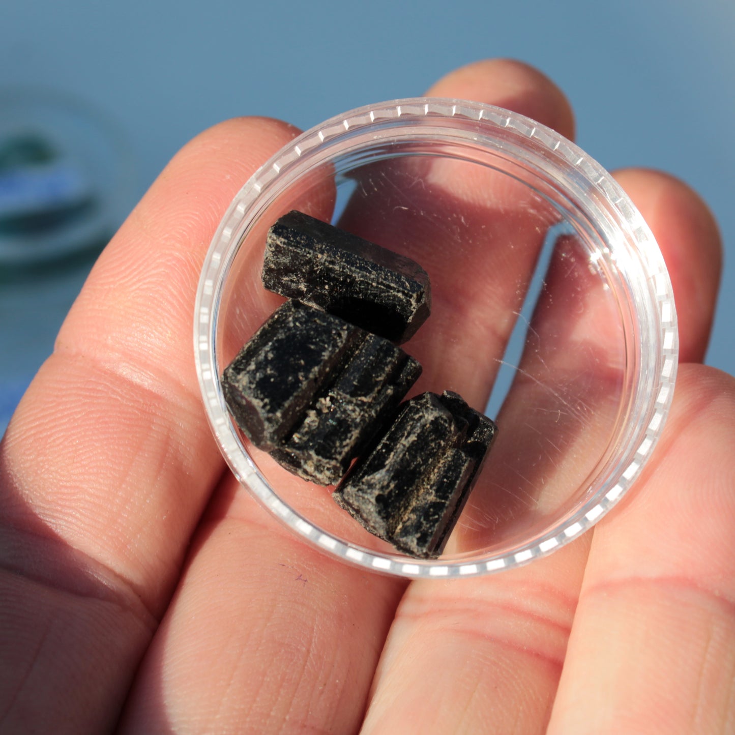 Black Tourmaline 3 crystals 5-7g Rocks and Things