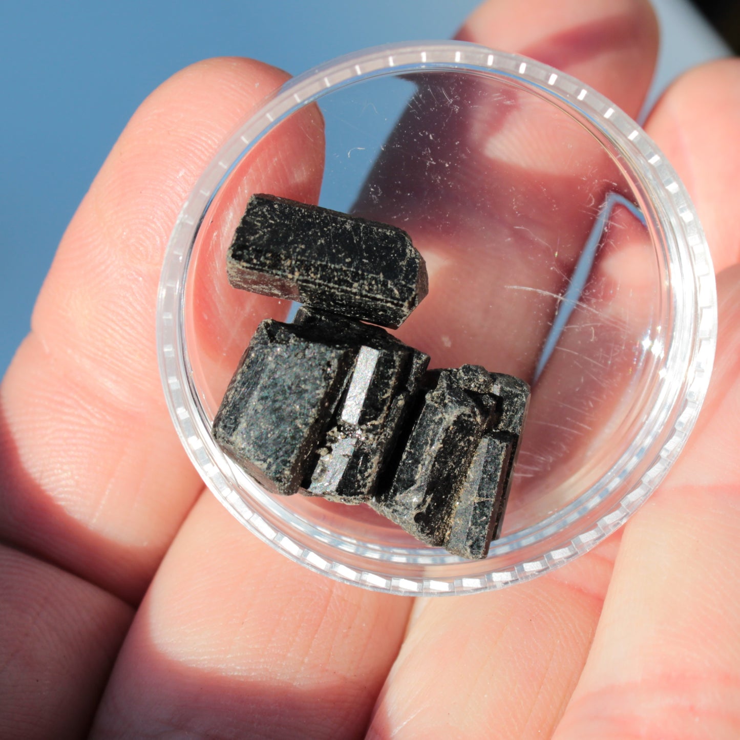 Black Tourmaline 3 crystals 5-7g Rocks and Things