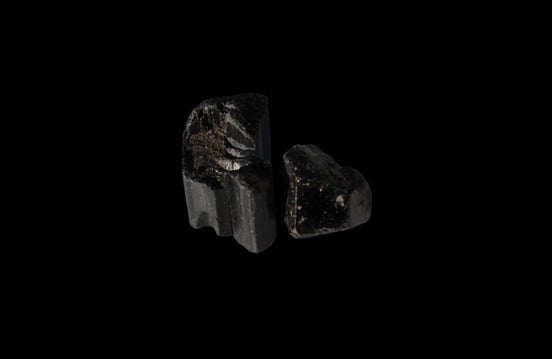 Black Tourmaline 2 crystals 10g Rocks and Things