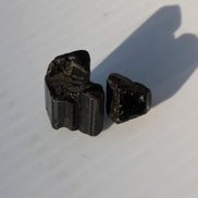 Black Tourmaline 2 crystals 10g Rocks and Things