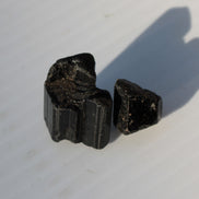 Black Tourmaline 2 crystals 10g Rocks and Things