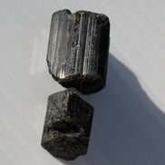 Black Tourmaline 2 crystals 10g Rocks and Things