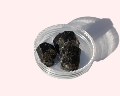 Black Tourmaline 3 crystals 10g Rocks and Things