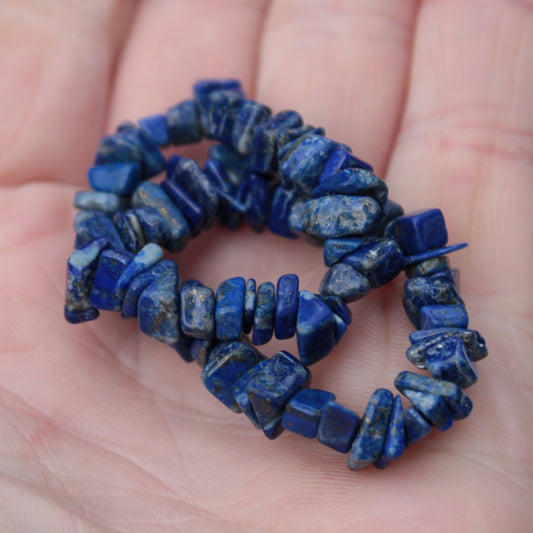 Lapis Lazuli chips bracelet 15-16g Rocks and Things