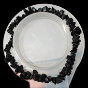 Black Tourmaline chip bracelet 11-17g in sunshine - Rocks and Things Store