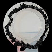 Black Tourmaline chip bracelet 11-17g in sunshine - Rocks and Things Store