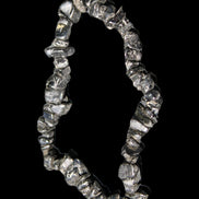Black Tourmaline chip bracelet 11-17g in sunlight - Rocks and Things Store