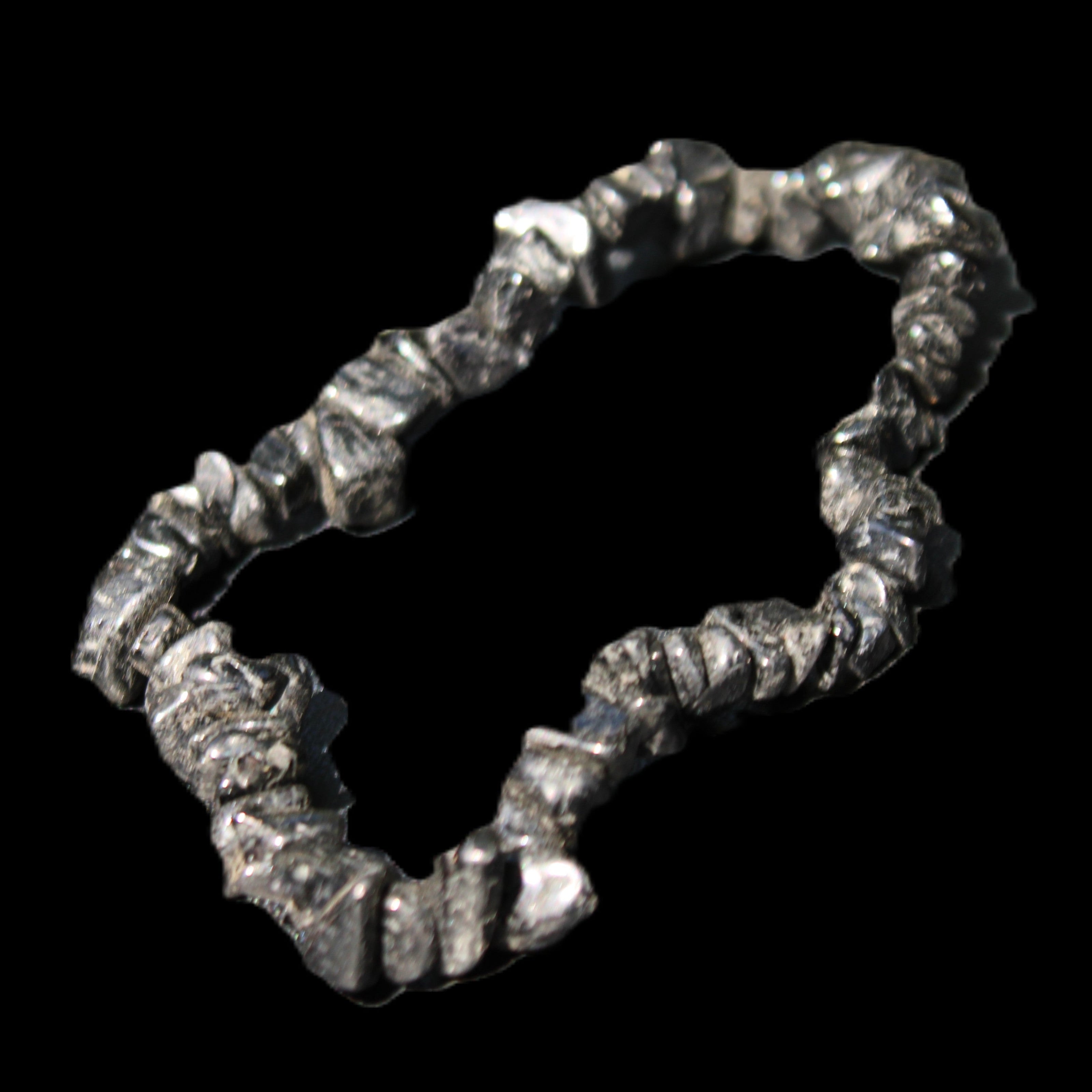 Black Tourmaline chip bracelet 11-17g in sunlight - Rocks and Things Store