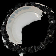 Black Tourmaline chip bracelet 11-17g in sunshine - Rocks and Things Store