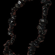 Black Tourmaline chip bracelet 11-17g in sunshine - Rocks and Things Store