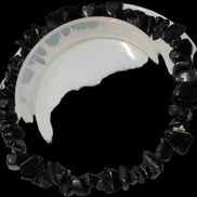 Black Tourmaline chip bracelet 11-17g in sunshine - Rocks and Things Store