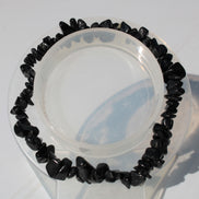 Black Tourmaline chip bracelet 11-17g in sunshine - Rocks and Things Store