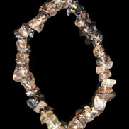 Smoky Quartz chip bracelet 15-17g in sunlight - Rocks and Things Store
