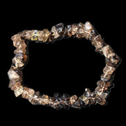 Smoky Quartz chip bracelet 15-17g in sunlight - Rocks and Things Store