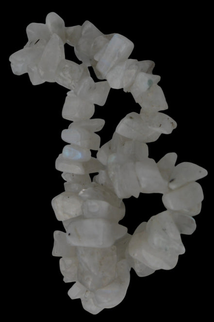 Moonstone chip bracelet 14-16g in sunshine - Rocks and Things Store